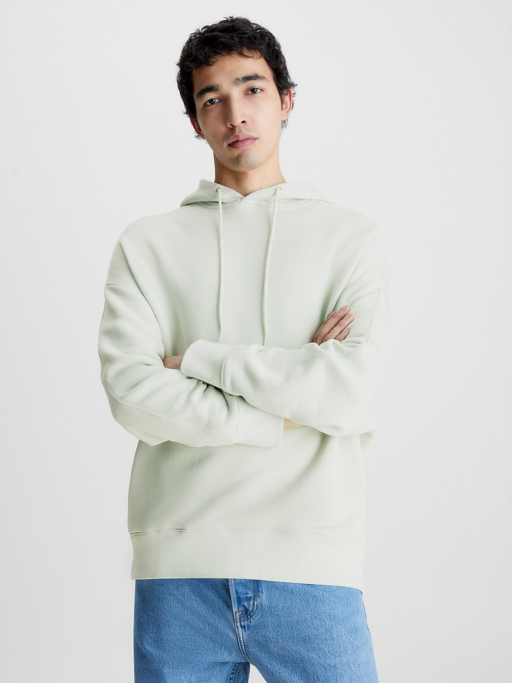 GREEN LILY Unisex Relaxed Hoodie - CK Standards undefined men Calvin Klein