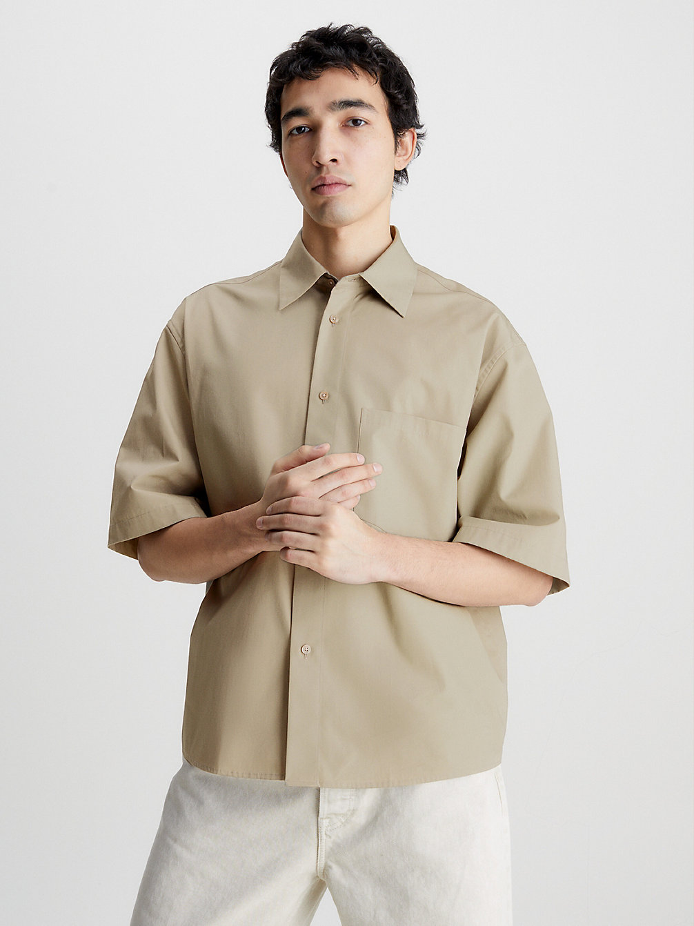 MOLDED CLAY > Unisex Shirt Met Korte Mouw - CK Standards > undefined heren - Calvin Klein