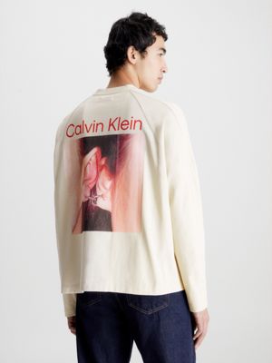 Calvin Klein® Sleeve Long T-shirt K10K112023YAE Printed Standards | - CK Unisex