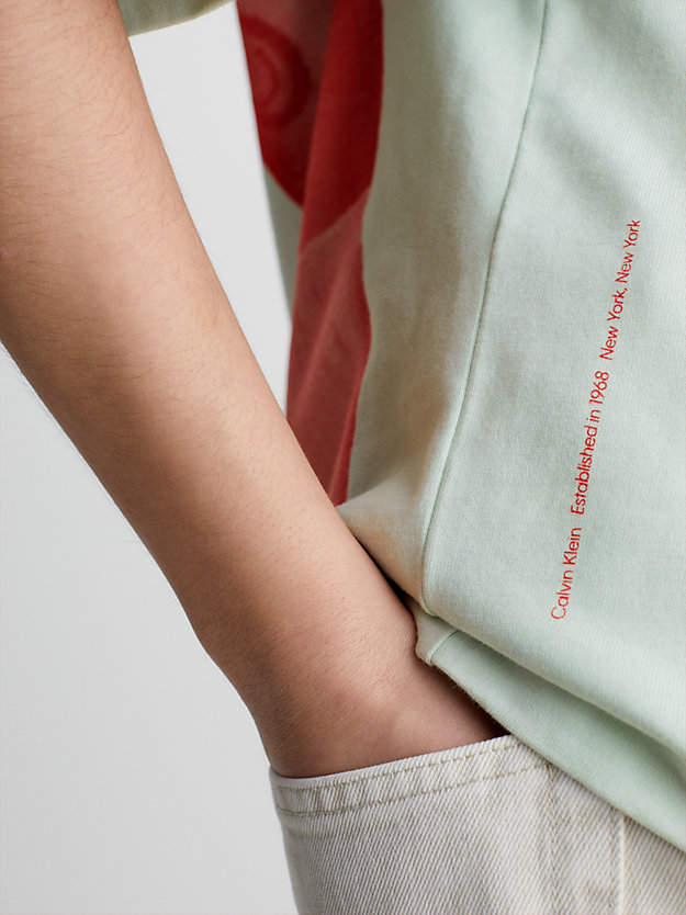 GREEN LILY Lässiges Unisex-T-Shirt mit Print – CK Standards für Herren CALVIN KLEIN