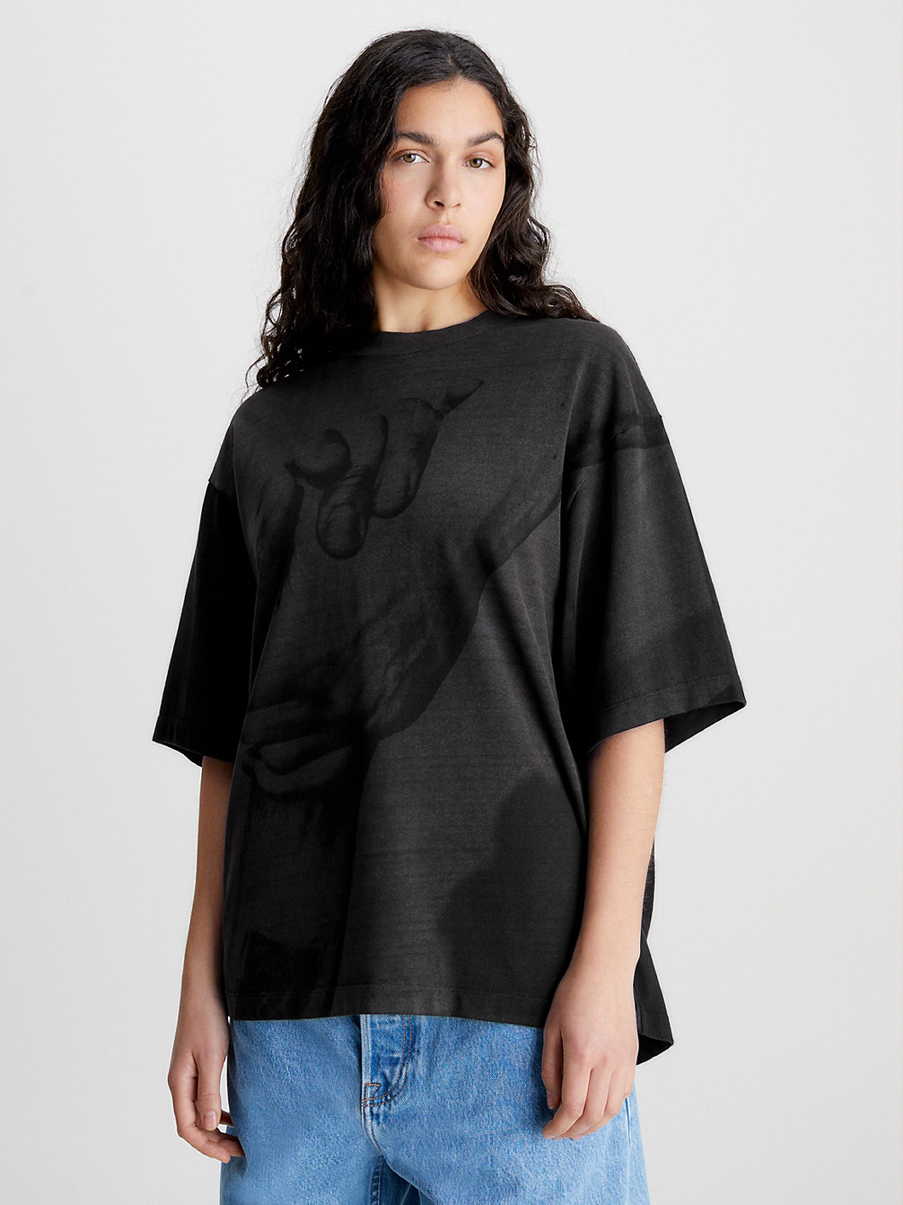 BLACK BEAUTY T-Shirt Relaxed Unisexe Imprimé - CK Standards undefined hommes Calvin Klein
