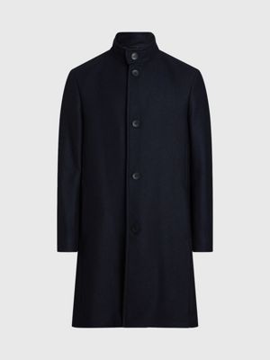 Wool Funnel Neck Coat Calvin Klein® | K10K112048CHW