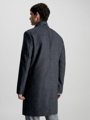Wool Funnel Neck Coat Calvin Klein® | K10K112048PKH
