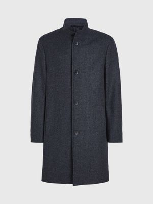 Wool Funnel Neck Coat Calvin Klein® K10K112048PKH