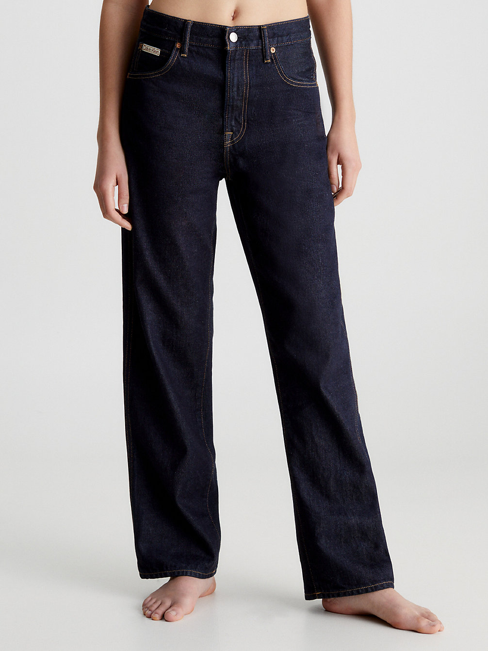 DENIM Unisex Selvedge Straight Jeans - CK Standards undefined heren Calvin Klein