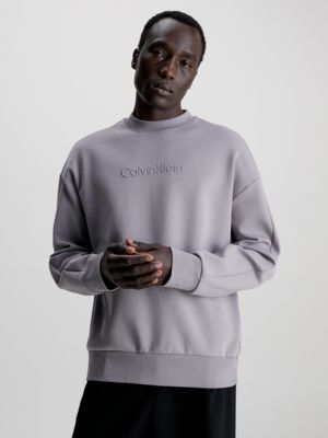 Calvin klein outlet gray sweatshirt