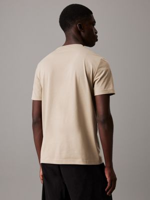 fresh clay cotton jersey t-shirt for men calvin klein