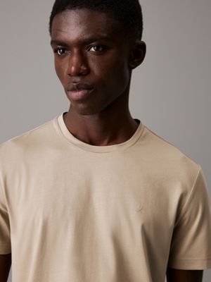 fresh clay cotton jersey t-shirt for men calvin klein