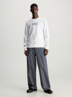 Cotton Terry Logo Sweatshirt Calvin Klein® | K10K112252YAF