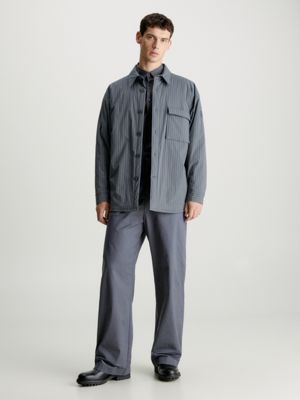 Relaxed Padded Stripe Overshirt Calvin Klein® K10K112357PCX