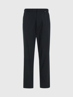 Mens tapered 2025 black pants