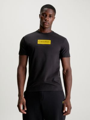 Buy Calvin Klein Black Logo Slim T-Shirt from Next Luxembourg