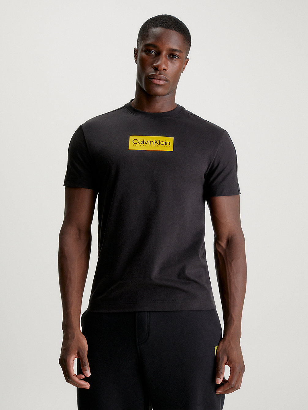 CK BLACK > Katoenen T-Shirt Met Logo > undefined heren - Calvin Klein
