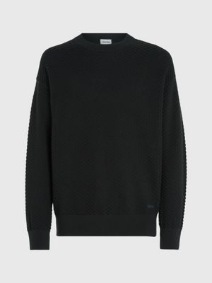 Mens black shop cotton jumper