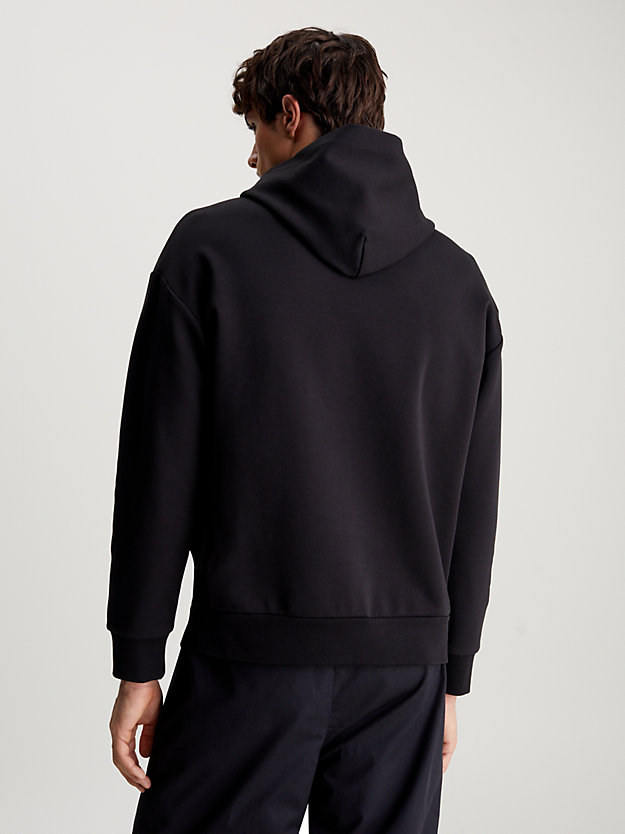ck black logo hoodie for men calvin klein