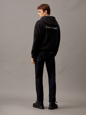 Calvin klein grey hot sale zip up hoodie