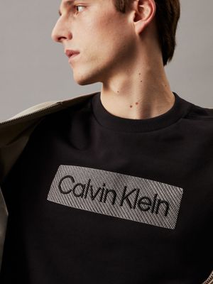 Mens calvin klein on sale crew neck sweatshirt