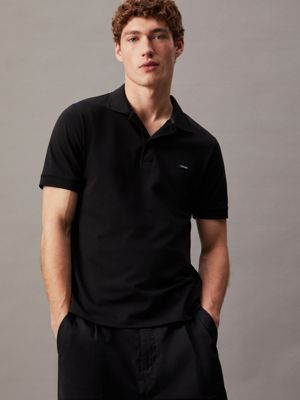 Calvin Klein Men's Liquid Touch Stripe Polo, Black/Cellar, Large price in  Saudi Arabia,  Saudi Arabia