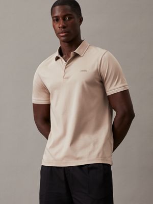 Men's mercerized cotton store polo shirts