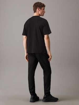 ck black logo t-shirt for men calvin klein