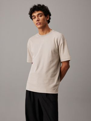 stone logo t-shirt for men calvin klein