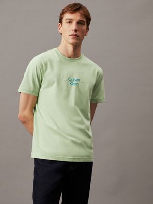 CALVIN KLEIN T-SHIRT LOGO BEGE - Conceito Rouparia