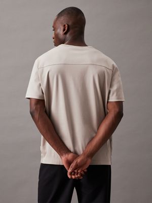 atmosphere mercerized cotton t-shirt for men calvin klein