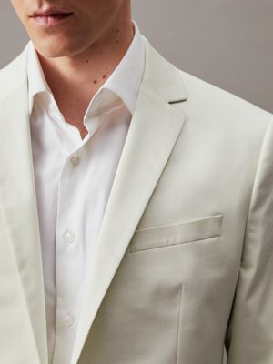 icicle slim stretch sateen blazer for men calvin klein