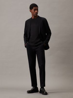 Kromoc Herren Anzug Blazer Samt Schalkragen - Eleganter Blazer Für Hochzeit & Business