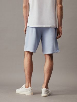 kentucky blue modal terry jogger shorts for men calvin klein