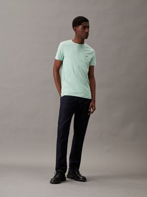 lichen slim stretch t-shirt for men calvin klein