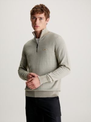 Men\'s Jumpers - Half-zip, Knitted & More | Calvin Klein®