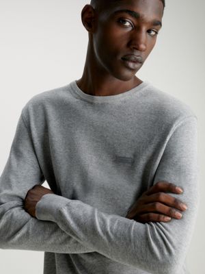 Calvin klein cheap grey jumper mens