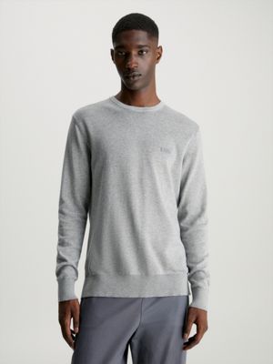 Calvin klein clearance jumper mens white