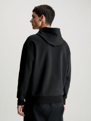 Black calvin klein clearance hoodie mens