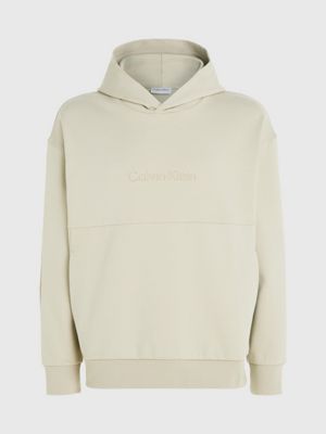 Logo Hoodie, Beige