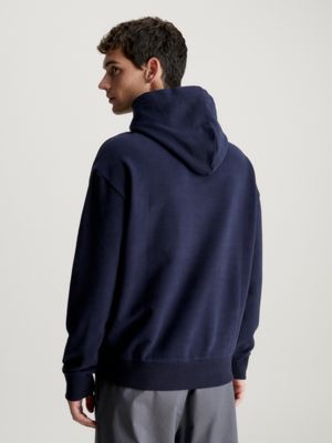 Navy blue clearance calvin klein hoodie