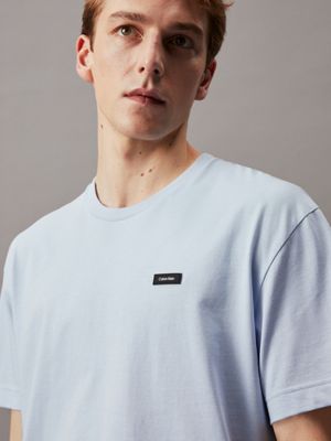 kentucky blue cotton jersey t-shirt for men calvin klein