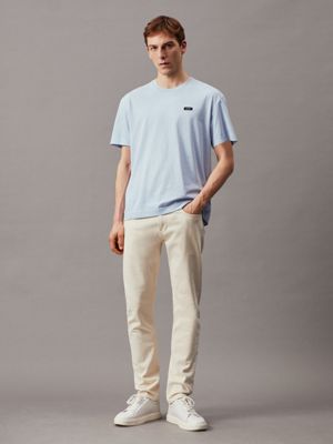 kentucky blue cotton jersey t-shirt for men calvin klein