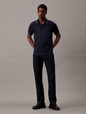 night sky slim polo shirt for men calvin klein