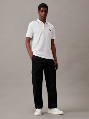 Calvin klein deals pique polo