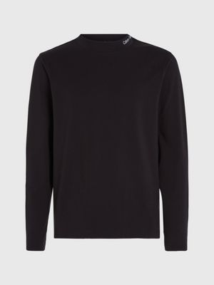 Calvin klein mock on sale neck t shirt