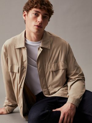 fresh clay packable blouson jacket for men calvin klein