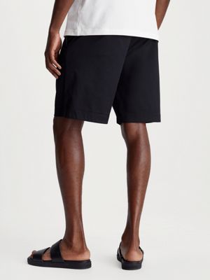 ck black relaxed coolmax shorts for men calvin klein