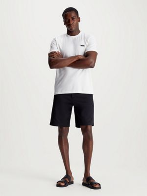 ck black relaxed coolmax shorts for men calvin klein