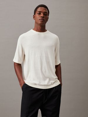 White JUMPERS for Men Calvin Klein