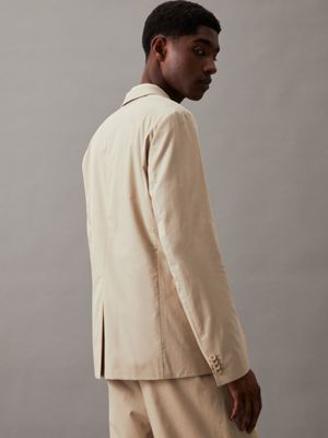 fresh clay slim seacell blazer for men calvin klein