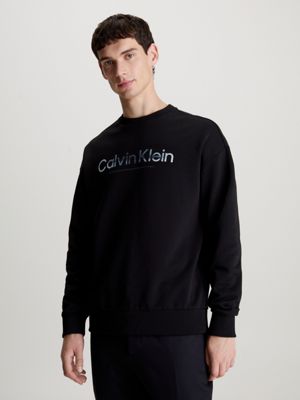 Calvin Klein Men's Modern Cotton Lounge Crewneck Sweatshirt, Black, Small :  : Clothing, Shoes & Accessories