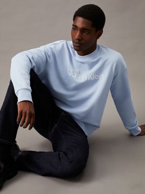 Blue calvin store klein sweatshirt