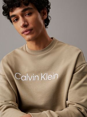 tree house relaxed logo sweatshirt for men calvin klein